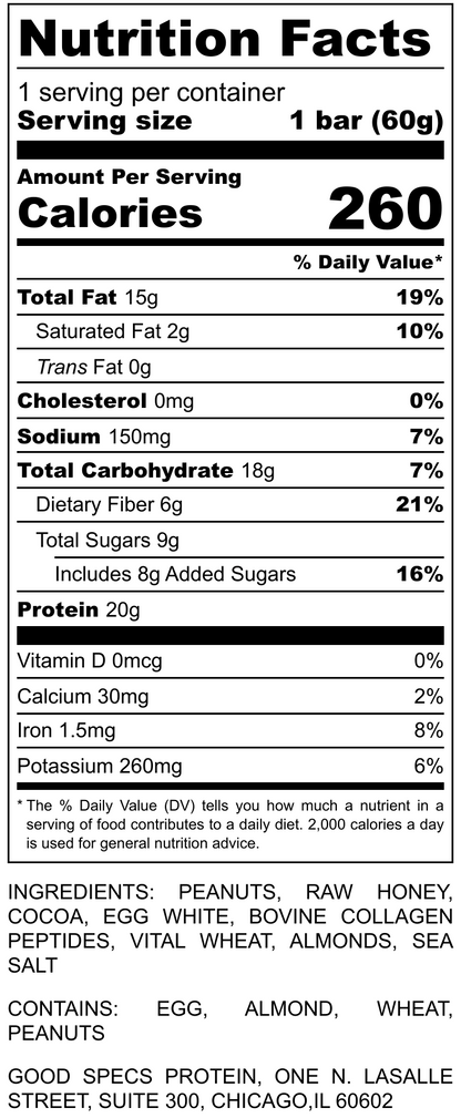 Chocolate Protein Bars (12 count)